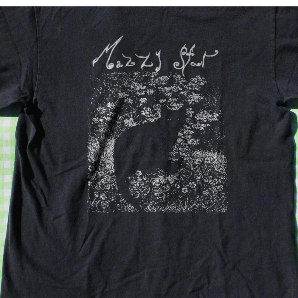 Black And White Mazzy Star T Shirt